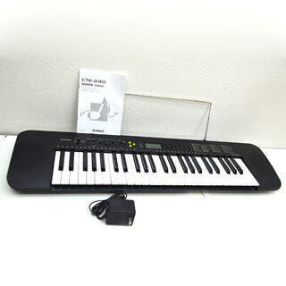 カシオ 電子キーボード CTK-240 動作確認済み ピアノ 入...