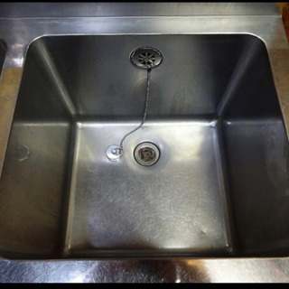 (4865-015)業務用 ステンレス 二槽シンク W900D450H850BG130 流し台 中古品 厨房機器 飲食店 店舗 4865-015)業務用 ステンレス 二槽シンク W900D450H850BG130 流し台