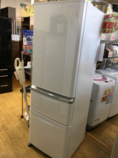 2016年製 MITSUBISHI 370L冷蔵庫 MR-C37Z-W1 三菱
