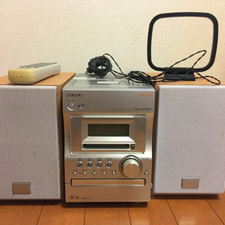 SONY ミニコンポ CMT-M333NT CD/MD/カセットテープ