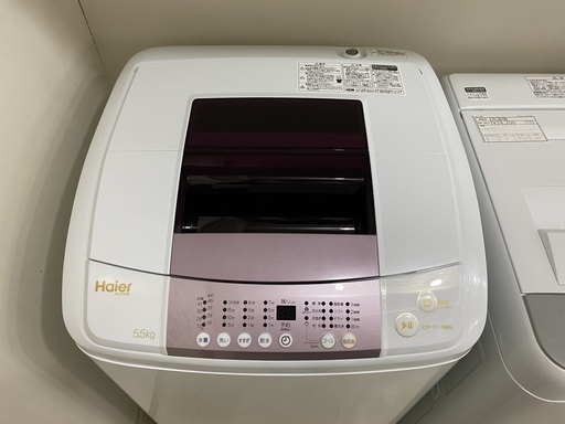 洗濯機 ハイアール Haier JW-KD55B 2016年製 5.5kg 中古品