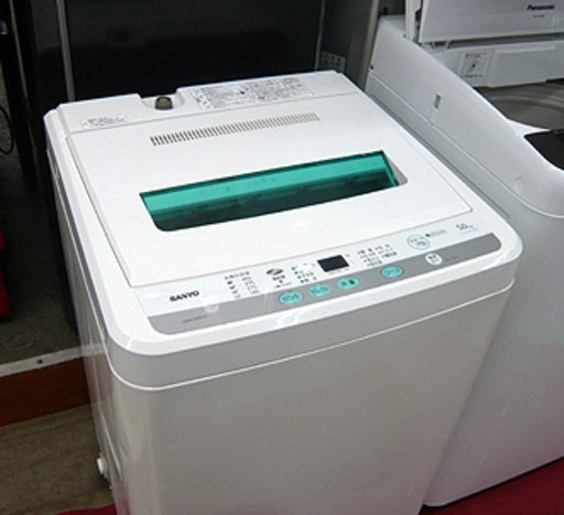 札幌 5.0kg 2011年製 全自動洗濯機 サンヨー SANYO ASW-50D 生活家電 一人暮らしサイズ 5キロ 本郷通店