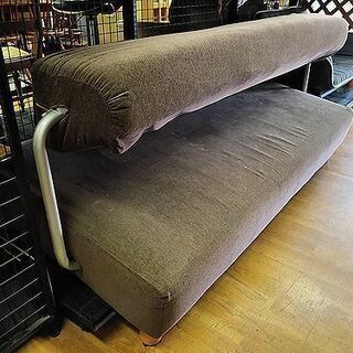 【着払い対応可能！！旧鹿児島市内送料無料】 リサイクルストアスターズ城西店　ソファベッド　ブラウン