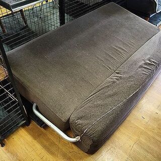 【着払い対応可能！！旧鹿児島市内送料無料】 リサイクルストアスターズ城西店　ソファベッド　ブラウン