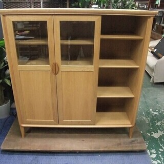 R1557) カグラ キャビネット  H125 収納家具 店頭取引大歓迎♪