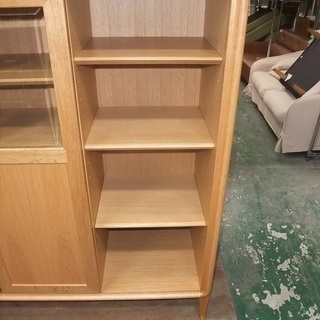 R1557) カグラ キャビネット  H125 収納家具 店頭取引大歓迎♪