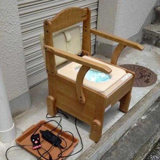 ポータブルトイレ ラップポン▫プリオ中古