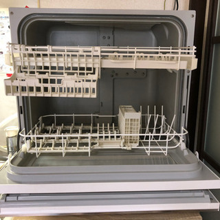 Panasonic 家庭用食器洗い乾燥機 (5人用) NP-TZ100-W ホワイト