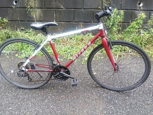 クロスバイク　5年使用　miyata　カリフォルニアスカイC　レッド　　サイズ460mm