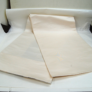 袋帯 正絹 全長446cm 仕立て上がり 黄金繭 金彩 金糸 パールトーン