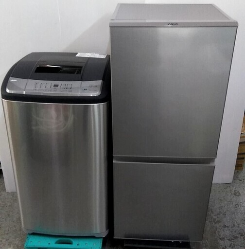 生活家電セット　冷蔵庫　フラットデザイン　洗濯機　スリムサイズ