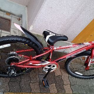 Dride ドライド 22吋ジュニアmtb 外装6段 レーザーレッド 自転車工房としくら 鴫野のマウンテン バイクの中古あげます 譲ります ジモティーで不用品の処分