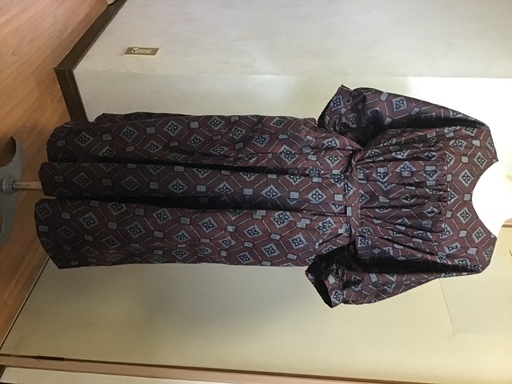 手作り　大島紬の着物リメイクチュニック