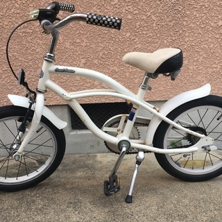 【取引完了】子供自転車　キッズバイク　１６インチ　ホワイト　ノイ...