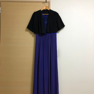 【中古】ロングドレス（濃紫色）11 号