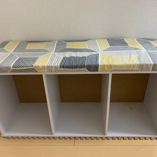 カラーボックス ベンチ付き みおむら 安岡の収納家具 棚 シェルフ の中古あげます 譲ります ジモティーで不用品の処分