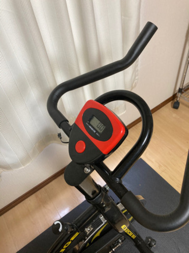 HAIGE スピンバイク(互換ペダル、サドルカバー付き)