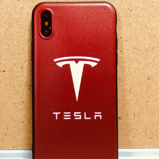 【新品・未使用】TESLA テスラ 赤 iphoneケース X ...