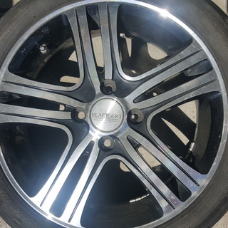 部品 ホイール WHEEL アルミホイール, BLACKART ブラックアート, 15 