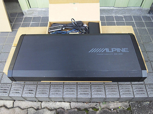 人気デザイナー アルパイン(ALPINE) SWE-2200 パワードサブウーファー 