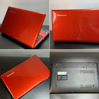 赤く美しいLenovo/Core i5/メモリ4G/SSD240G/Office2019即使用可