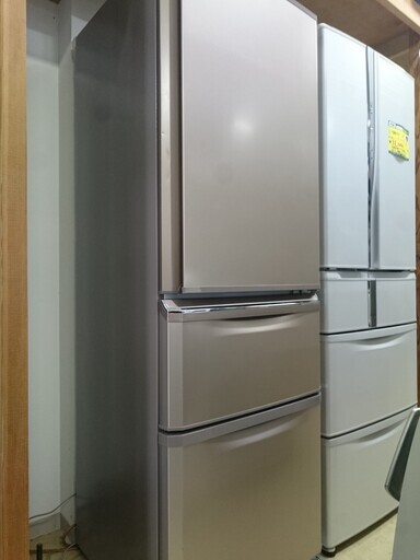 （2020.8.2　お買い上げありがとうございました）三菱電機　3ドア冷蔵庫　370L　2016年製　高く買取るゾウ中間店