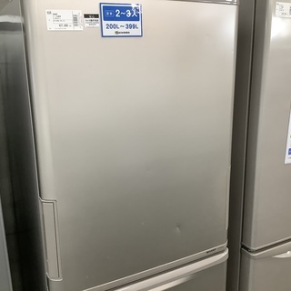 【苫小牧バナナ】2013年製 シャープ/SHARP 350L冷蔵庫 左右開き どっちもドア SJ-WA35X-S シルバー系 ファミリー向け 清掃済み 苫小牧バナナ】2013年製 シャープ/SHARP 350L冷蔵庫 左右開き