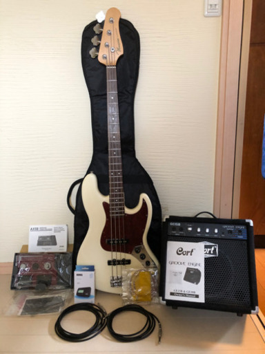 【受け渡し決定】入門用エレキベースセット(手渡し限定)