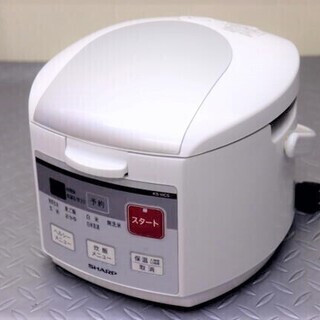 マイコン炊飯器　SHARP KS-HC5-W 2010年製　３合...