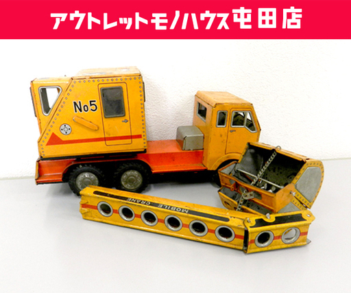 昭和レトロ DAIYA ブリキ クレーン車 MOBILE CRANE 玩具 ジャンク品☆ 札幌市 北区 屯田