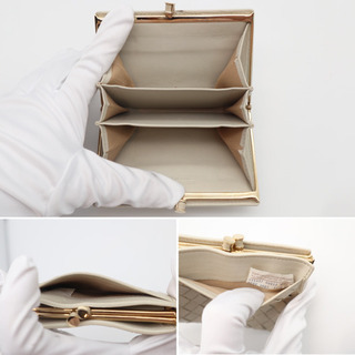 《BOTTEGA VENETA/イントレチャート がま口 コインケース》AB 美