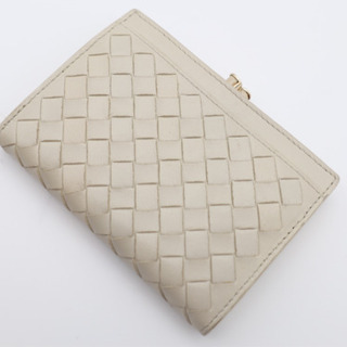 《BOTTEGA VENETA/イントレチャート がま口 コインケース》AB 美