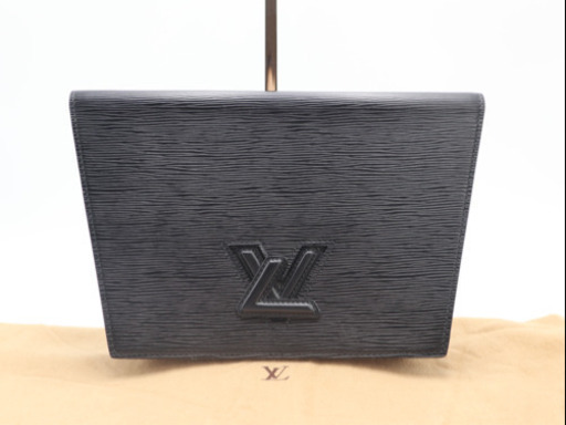 《LOUIS VUITTON/エピ トラペーズ》ブラック グリーン  Bランク