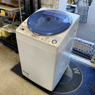  洗濯機 8.0kg 2014年製 シャープ ES-TA840 ...