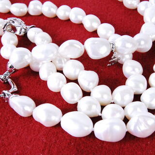 2697 本真珠 ネックレス 2種セット アクセサリー 愛知県岡崎市 直接