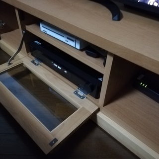 木製テレビスタンド