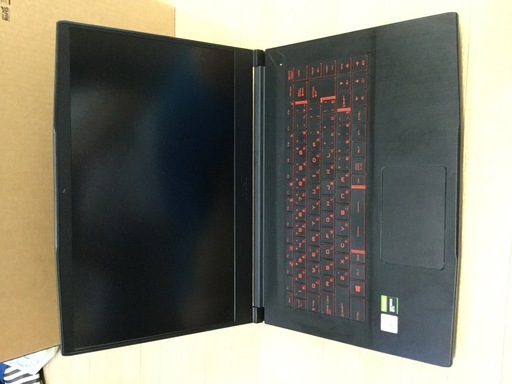 使用期間約2ヶ月半】 MSI製 ゲーミング ノートPC GF63-10SCSR-007JP 「第10