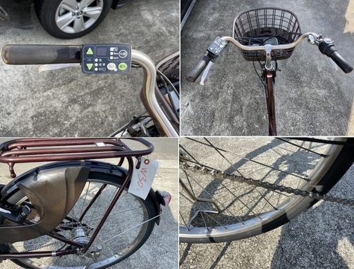 整備済新基準良品YAMAHA PAS 8.7AH 電動アシスト自転車w30