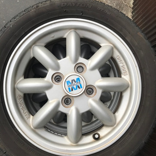 軽自動車に　ミニライト　14インチ　アルミタイヤセット