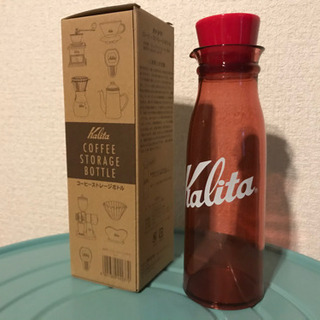 Kalitaコーヒーストレージボトル300ml レッド