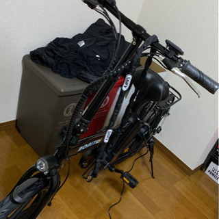 ★ジャンク品　36Vリチウムイオン電池★折りたたみフル電動自転車...