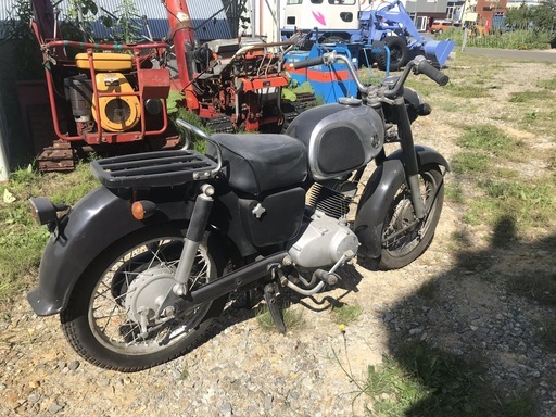 値下げいたします。希少車 ヤマハYA5 レトロ・ジャンク品