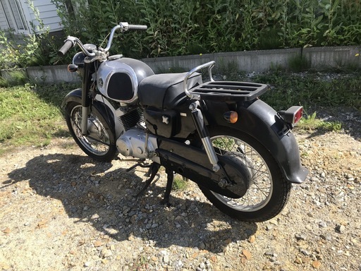 値下げいたします。希少車 ヤマハYA5 レトロ・ジャンク品