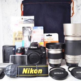 初心者向け●純正Wズームレンズ●Wi-Fi転送●リモコン付き●ニコン D90 安心のゆうパック代引き発送！送料、代引き手数料無料！