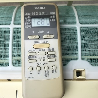 ☆TOSHIBA☆17800円☆エアコン4．0kw☆試運転済☆100V☆