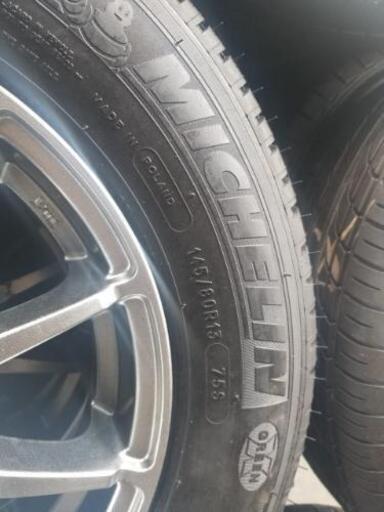 145/80R13⭐2019年！未使用タイヤ！MICHELIN製アルミホイール付サマータイヤ入荷しました