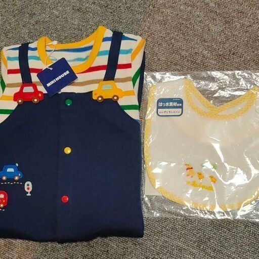新品 ミキハウス ロンパース 70 カバーオール | hornnes.no