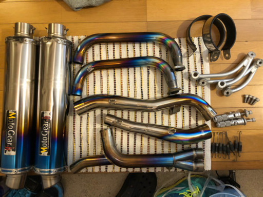 Ninja250 モトギアプリズムツインフルエキゾーストマフラー