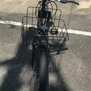 クロスバイクjeep 　カゴ付き　自転車　26インチ　18段変速