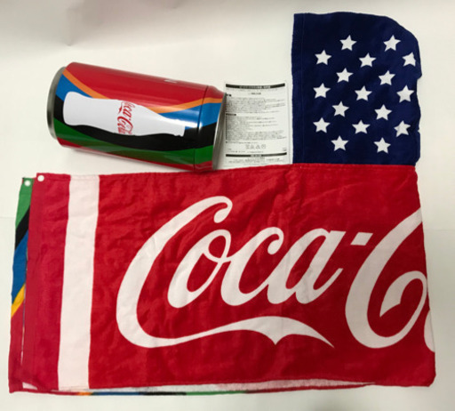 コカコーラ缶とフードタオル 12ロンドンオリンピック 懸賞当選品 新品usa すず 志村三丁目のノベルティグッズの中古あげます 譲ります ジモティーで不用品の処分